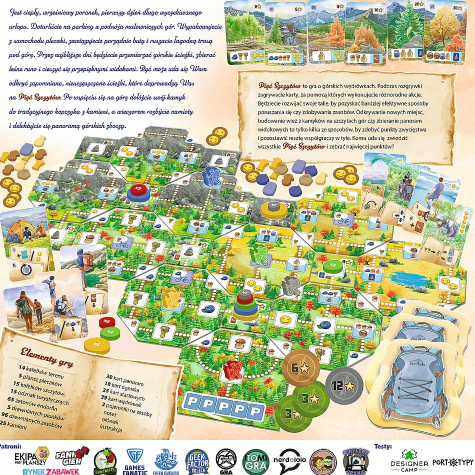 Gra rodzinna Pięć Szczytów