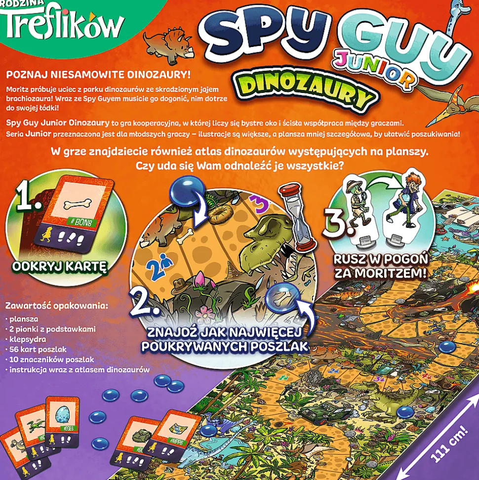 Gra rodzinna Spy Guy Junior Dinozaury