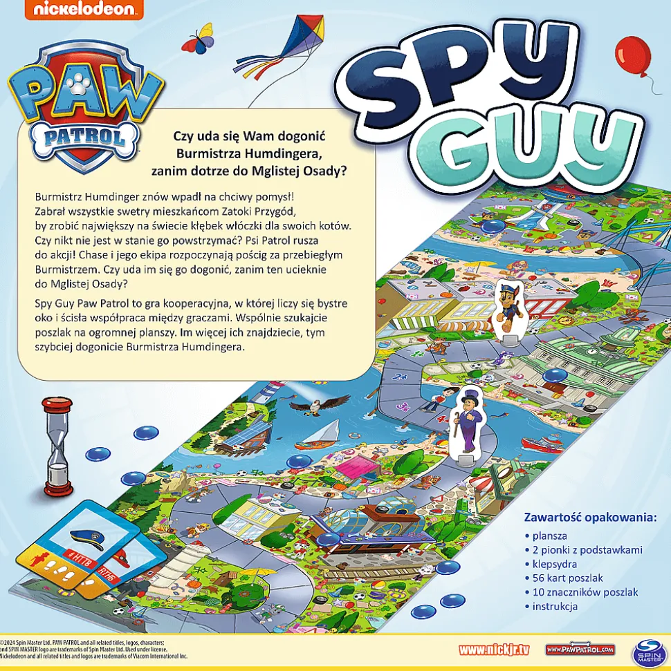Gra rodzinna Spy Guy Psi Patrol