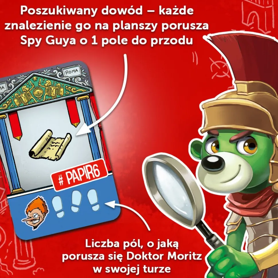 Gra rodzinna Spy Guy Rzym
