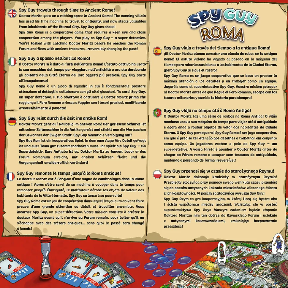 Gra rodzinna Spy Guy Rzym