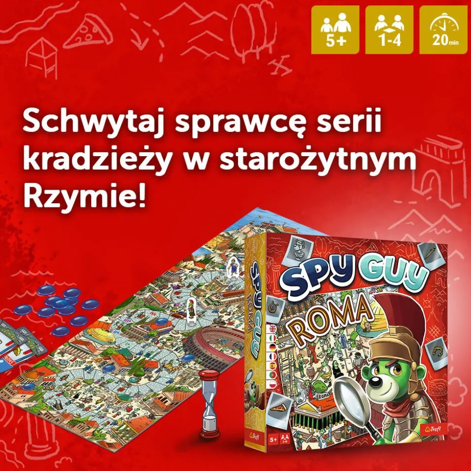 Gra rodzinna Spy Guy Rzym
