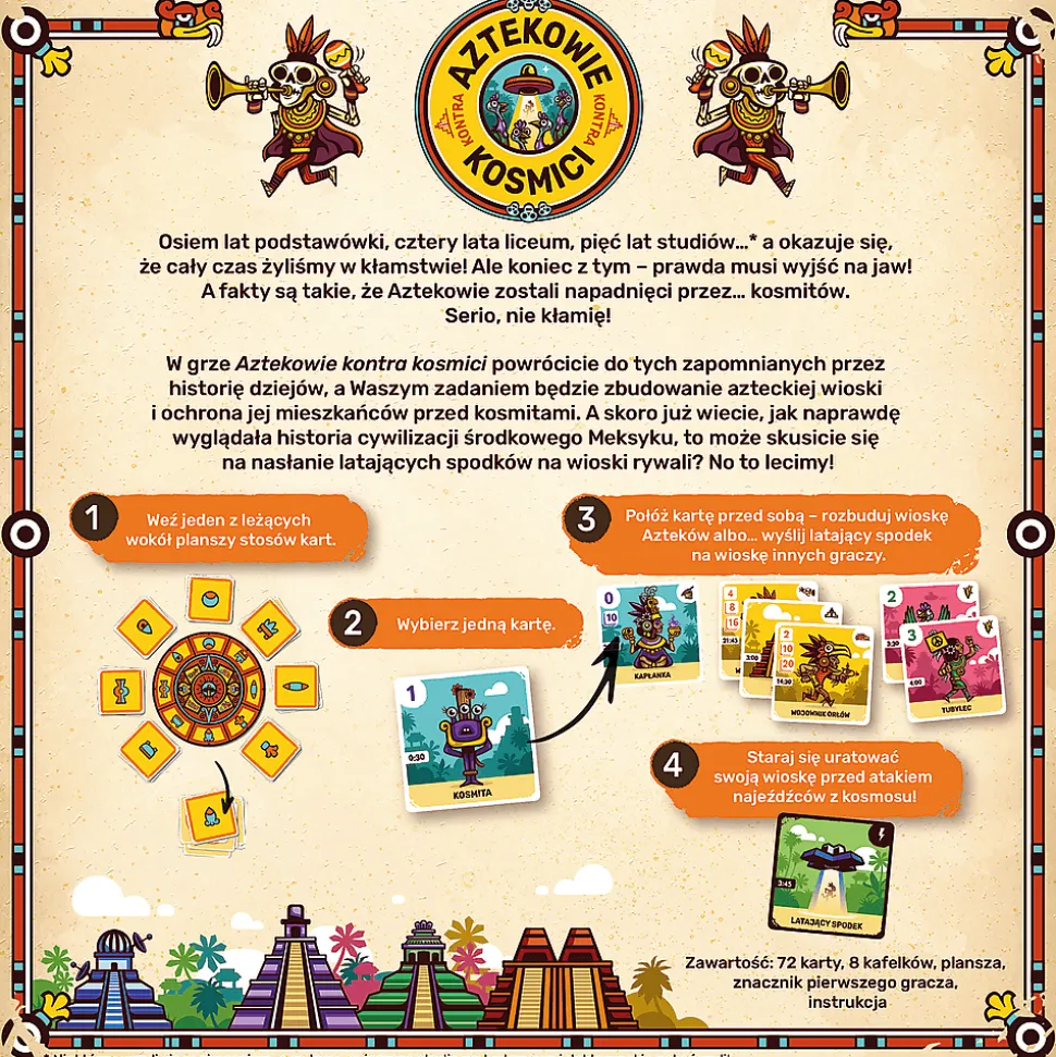Gra towarzyska Aztekowie kontra Kosmici