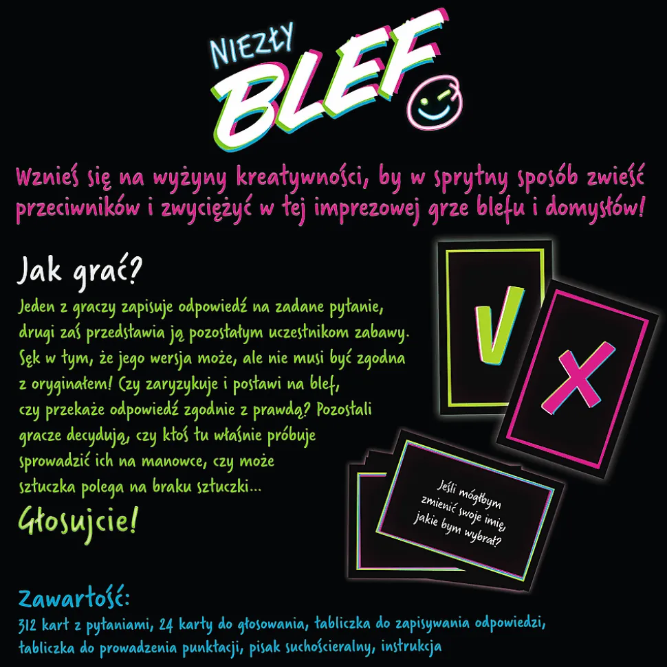 Gra towarzyska Niezły Blef