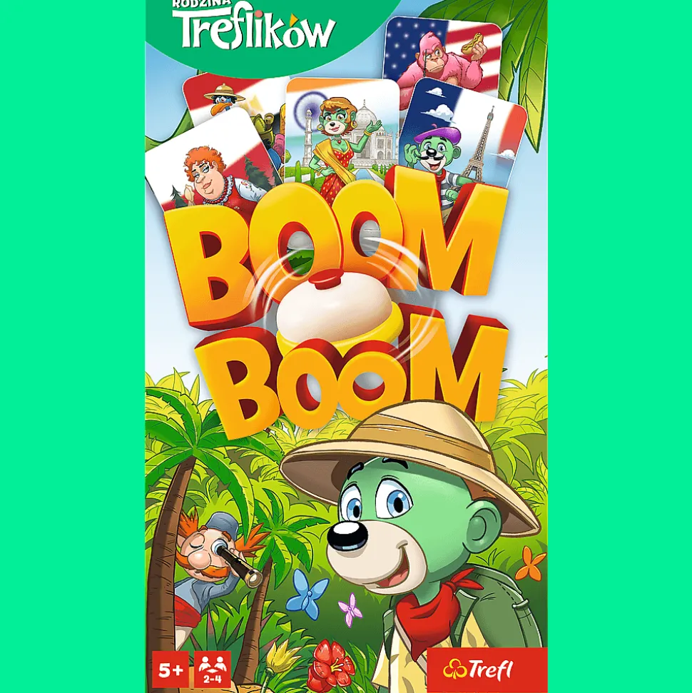 Gra zręcznościowa Boom Boom Rodzina Treflików