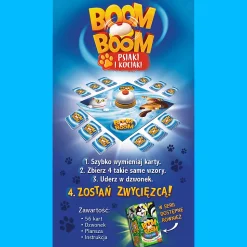 Gra zręcznościowa Boom Boom Psiaki i Kociaki
