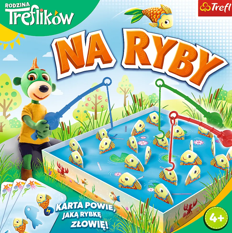 Gra zręcznościowa Na Ryby Rodzina Treflików