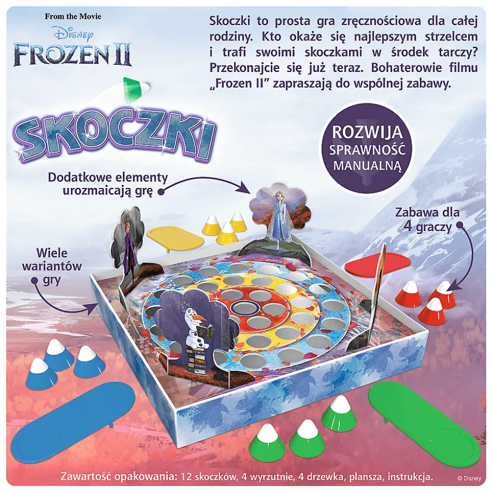 Gra zręcznościowa Skoczki Kraina Lodu 2