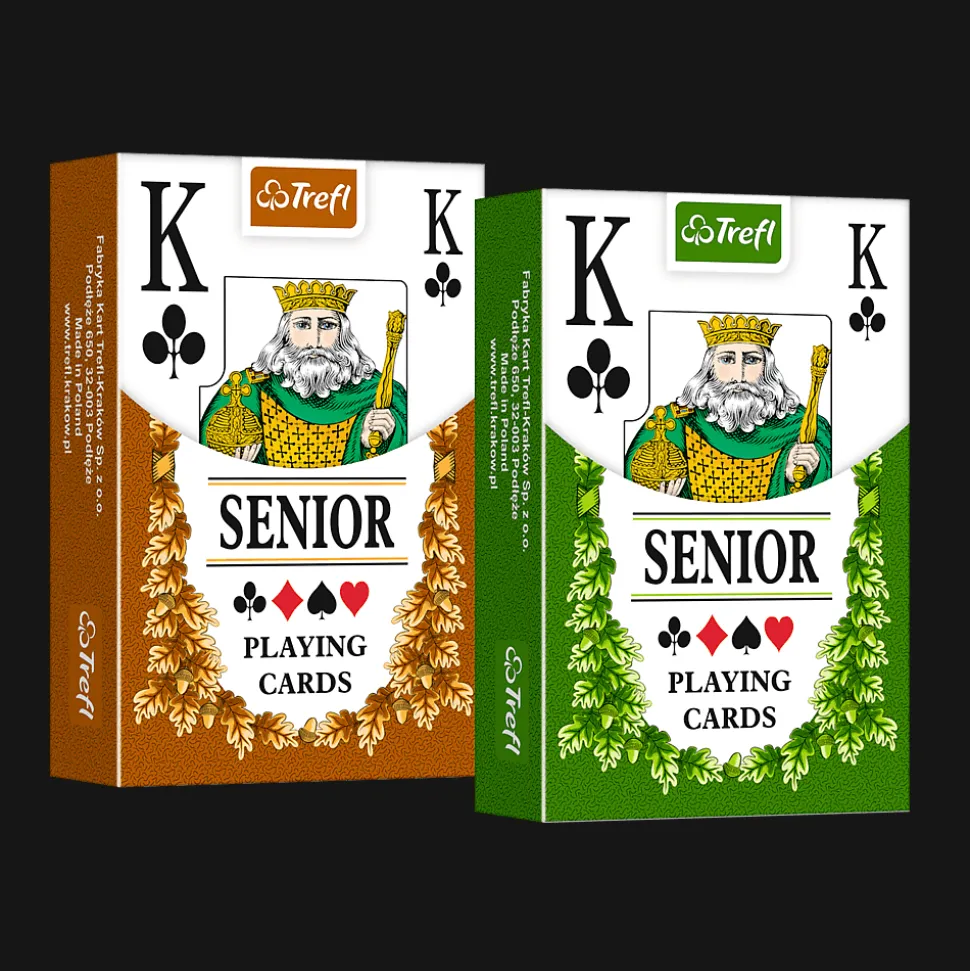 Karty standardowe 55 listków Classic Senior