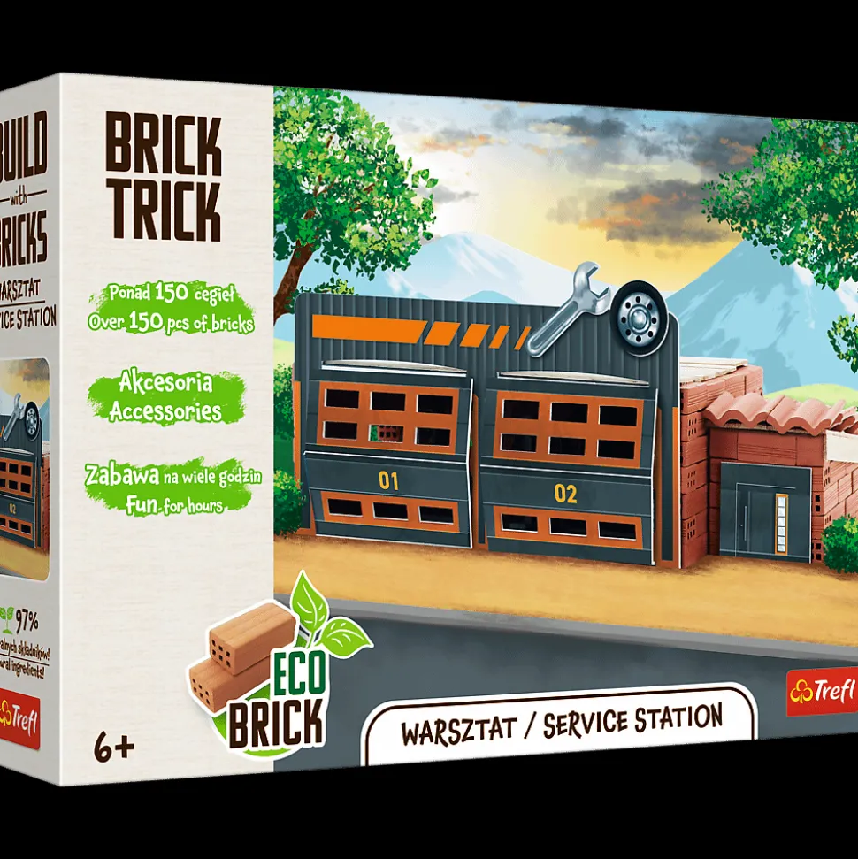 Klocki ceramiczne Brick Trick - Warsztat / Service station