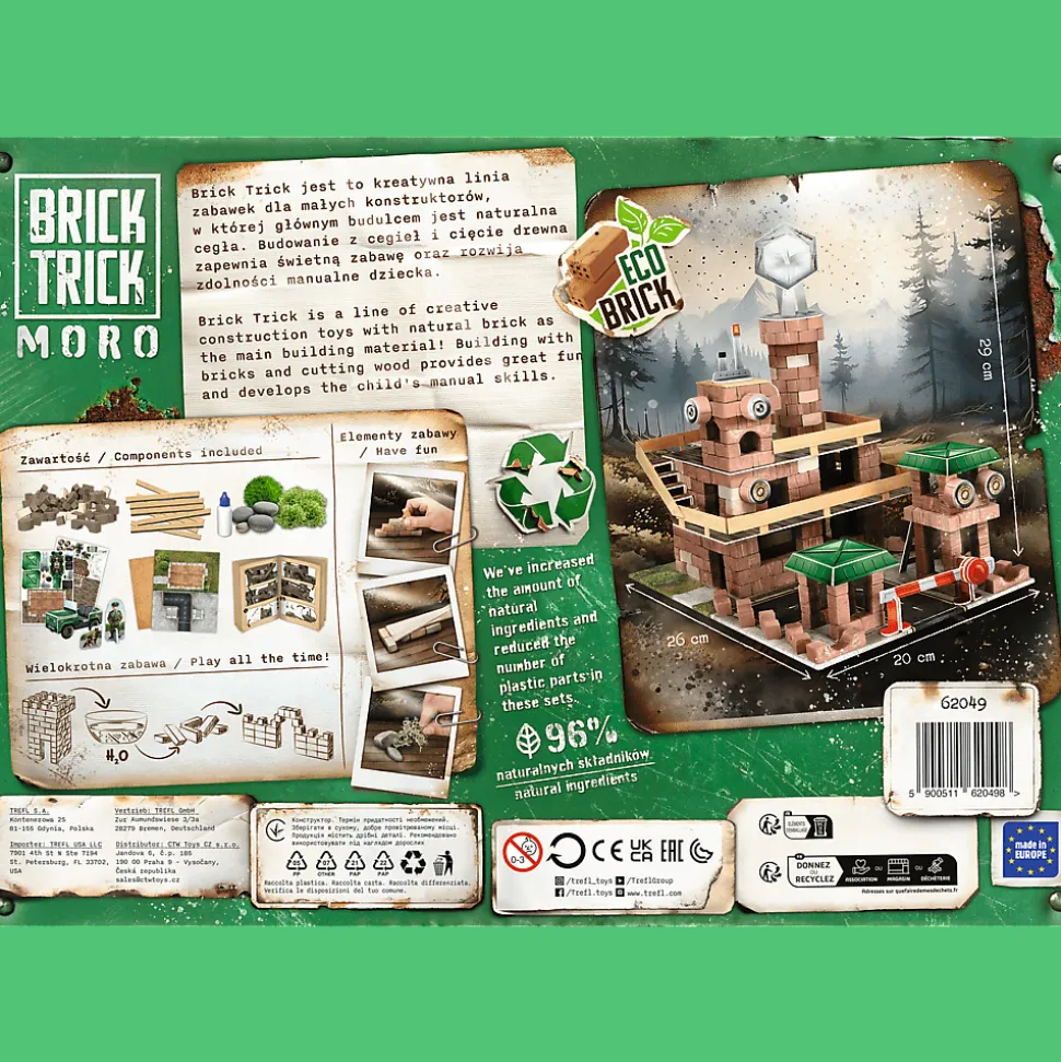 Klocki ceramiczne Brick Trick Moro - Baza wojskowa