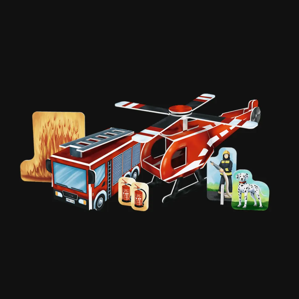 Klocki ceramiczne Brick Trick - Remiza Strażacaka / Fire-station