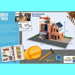 Klocki ceramiczne Brick Trick - Remiza Strażacaka / Fire-station