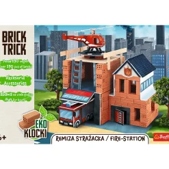 Klocki ceramiczne Brick Trick - Remiza Strażacaka / Fire-station