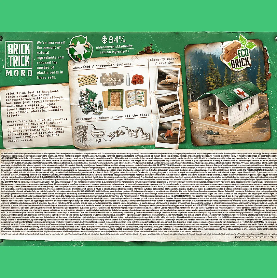 Klocki ceramiczne Brick Trick Moro - Szpital polowy