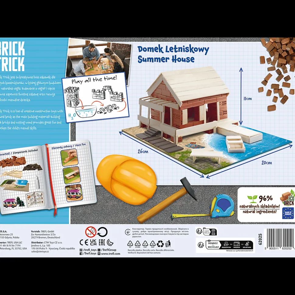 Klocki ceramiczne Brick Trick - Domek Letniskowy / Summer House