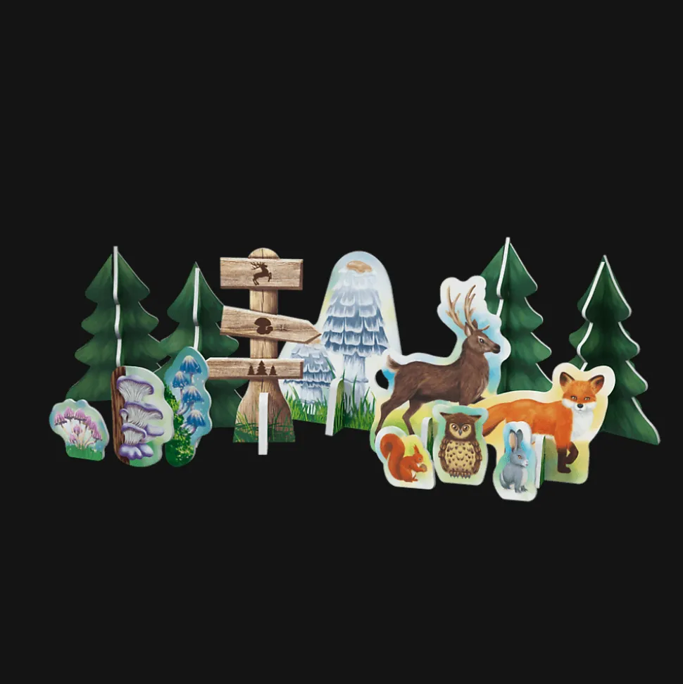 Klocki ceramiczne Brick Trick - Leśny domek / Forest house