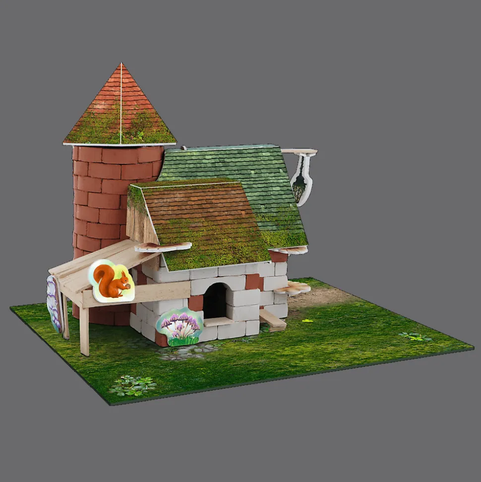 Klocki ceramiczne Brick Trick - Leśny domek / Forest house