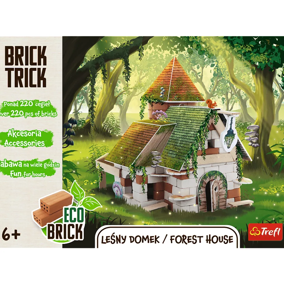 Klocki ceramiczne Brick Trick - Leśny domek / Forest house