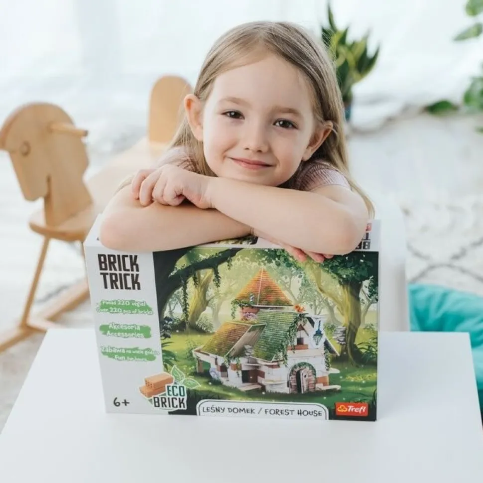 Klocki ceramiczne Brick Trick - Leśny domek / Forest house