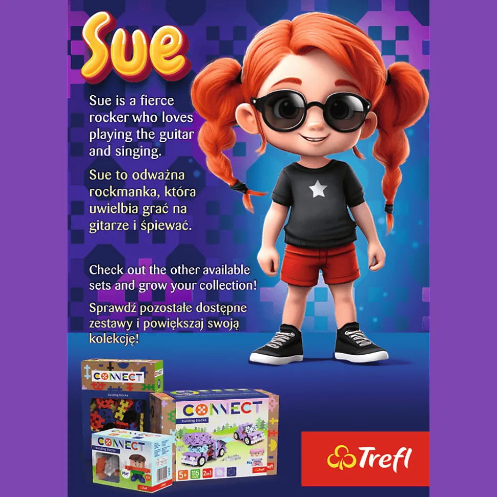 Klocki Connect Squad, figurka Sue