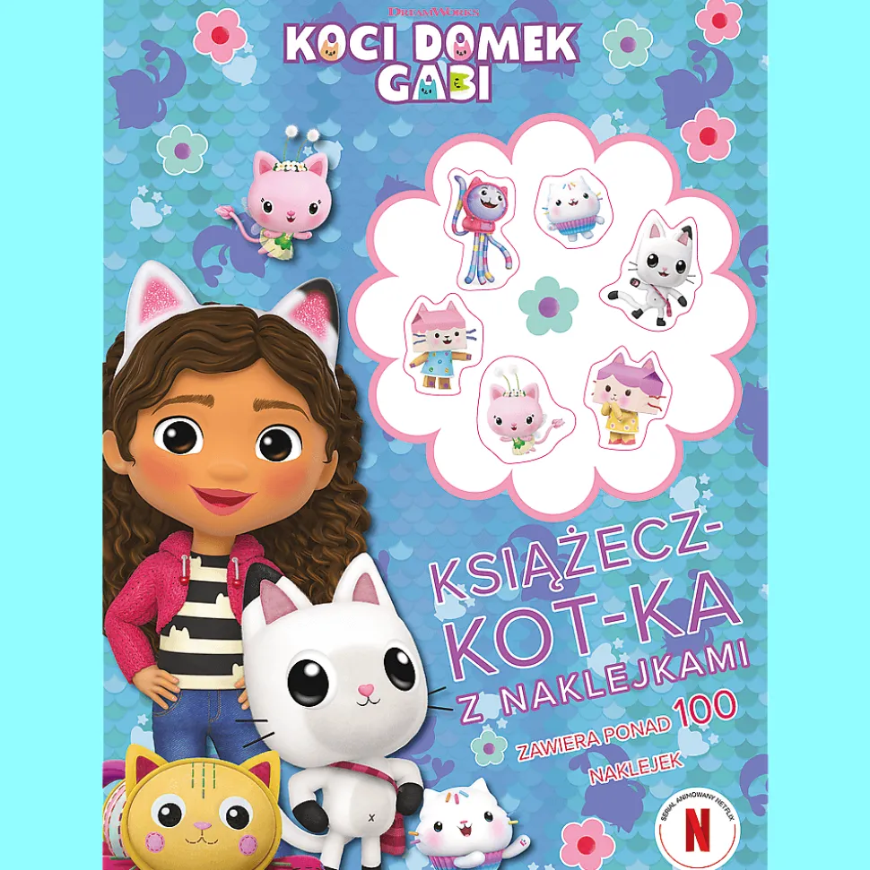 Koci Domek Gabi. Książecz-kot-ka z naklejkami