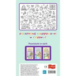 Książka aktywizująca Dom i rodzina. Kolorowanka XXL. Bobaski i Miś