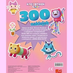 Książka aktywizująca Koci Domek Gabi. 300 naklejek