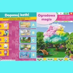 Książka aktywizująca Koci Domek Gabi. 300 naklejek