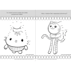 Książka aktywizująca Koci Domek Gabi, Połącz kropki