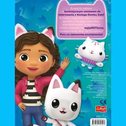 Książka aktywizująca Koci Domek Gabi. Kociastyczny zeszyt do kolorowania