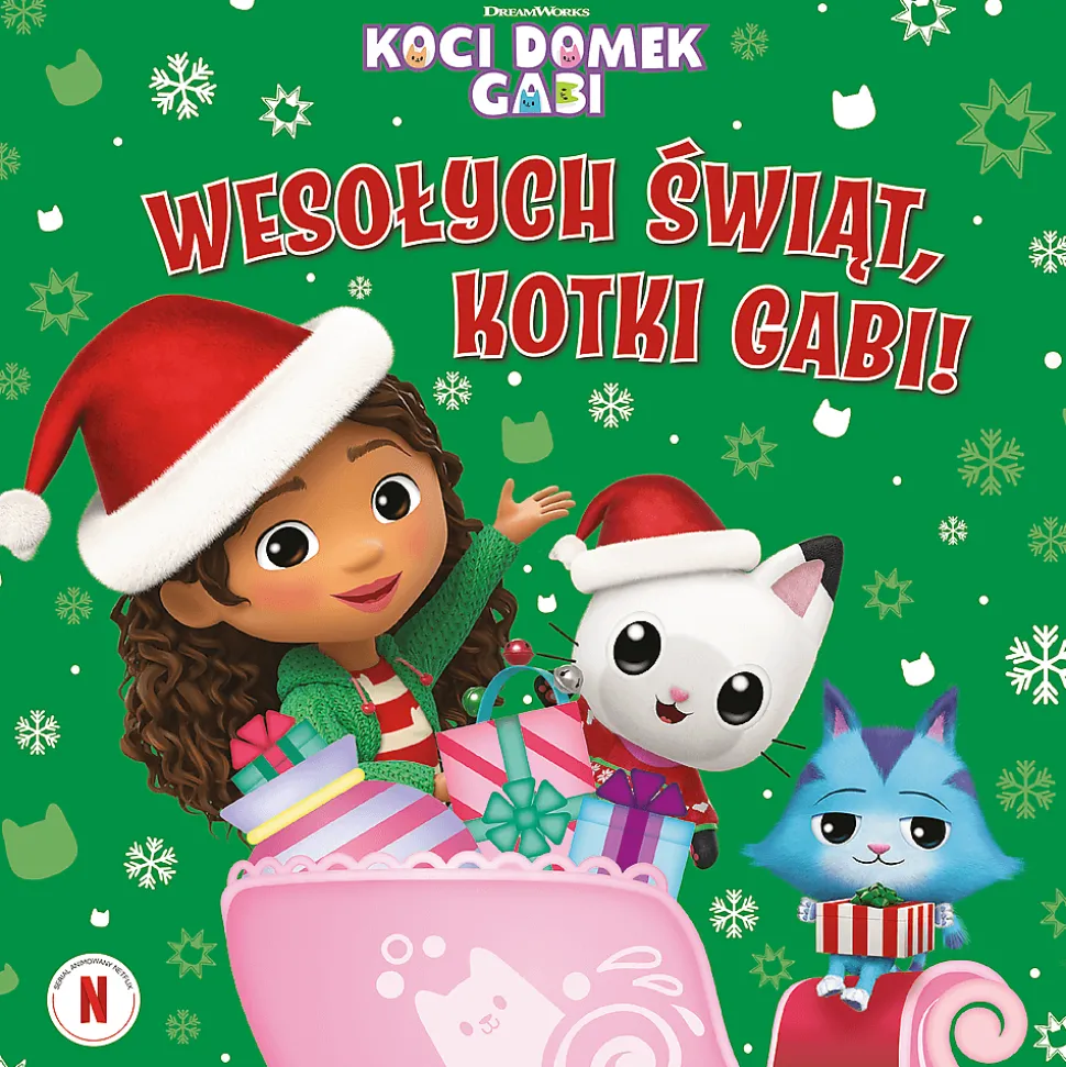 Książka aktywizująca Koci Domek Gabi. Wesołych świąt, kotki Gabi!