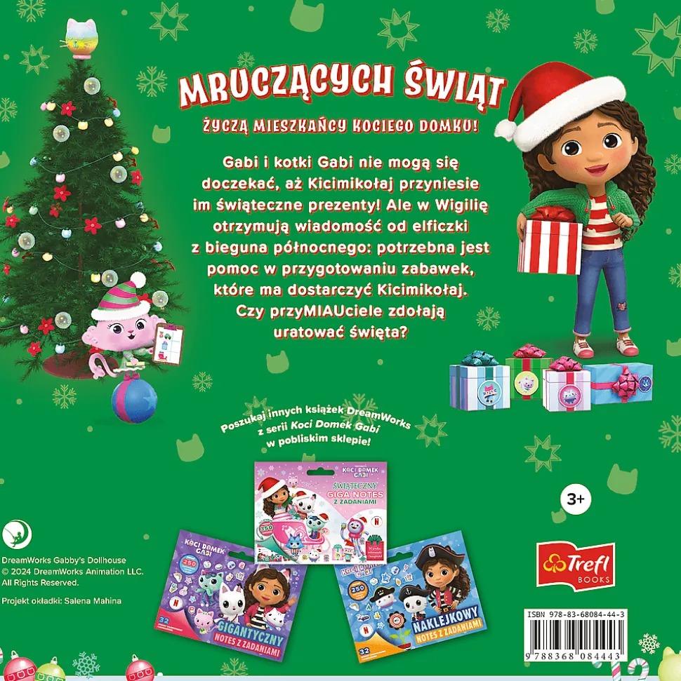 Książka aktywizująca Koci Domek Gabi. Wesołych świąt, kotki Gabi!