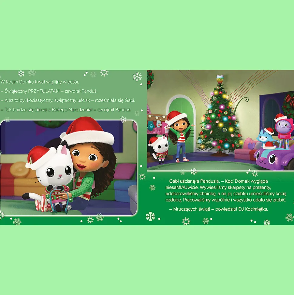 Książka aktywizująca Koci Domek Gabi. Wesołych świąt, kotki Gabi!