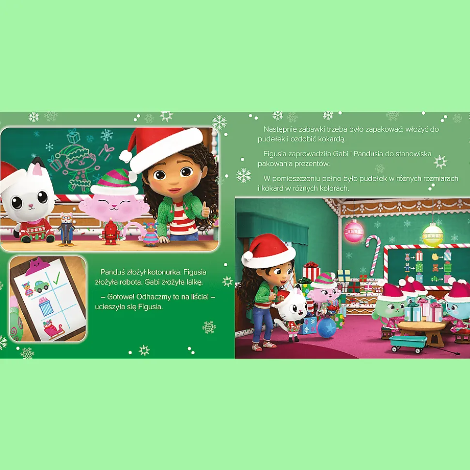 Książka aktywizująca Koci Domek Gabi. Wesołych świąt, kotki Gabi!