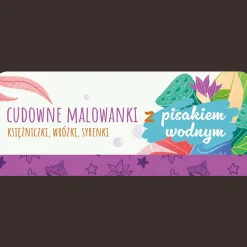 Książka aktywizująca Księżniczki, wróżki, syrenki. Cudowne malowanki z pisakiem wodnym