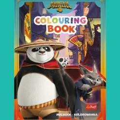 Książka aktywizująca Kung Fu Panda, kolorowanka