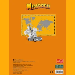 Książka aktywizująca Madagaskar, kolorowanka