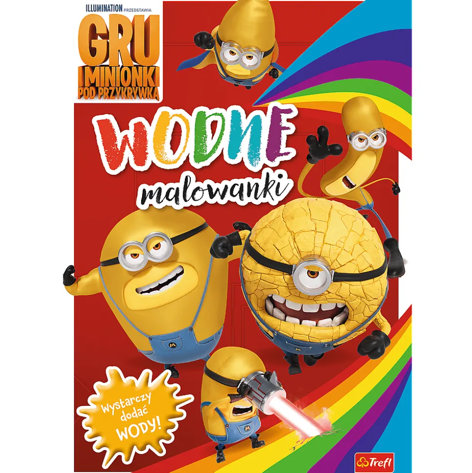 Książka aktywizująca Minionki, malowanka wodna