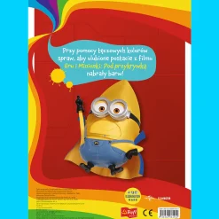 Książka aktywizująca Minionki, malowanka wodna