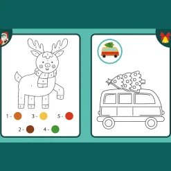 Książka aktywizująca Rodzina Treflików: Trefliki Ratują Święta. Wycinanki naklejkowe. Zwierzęta