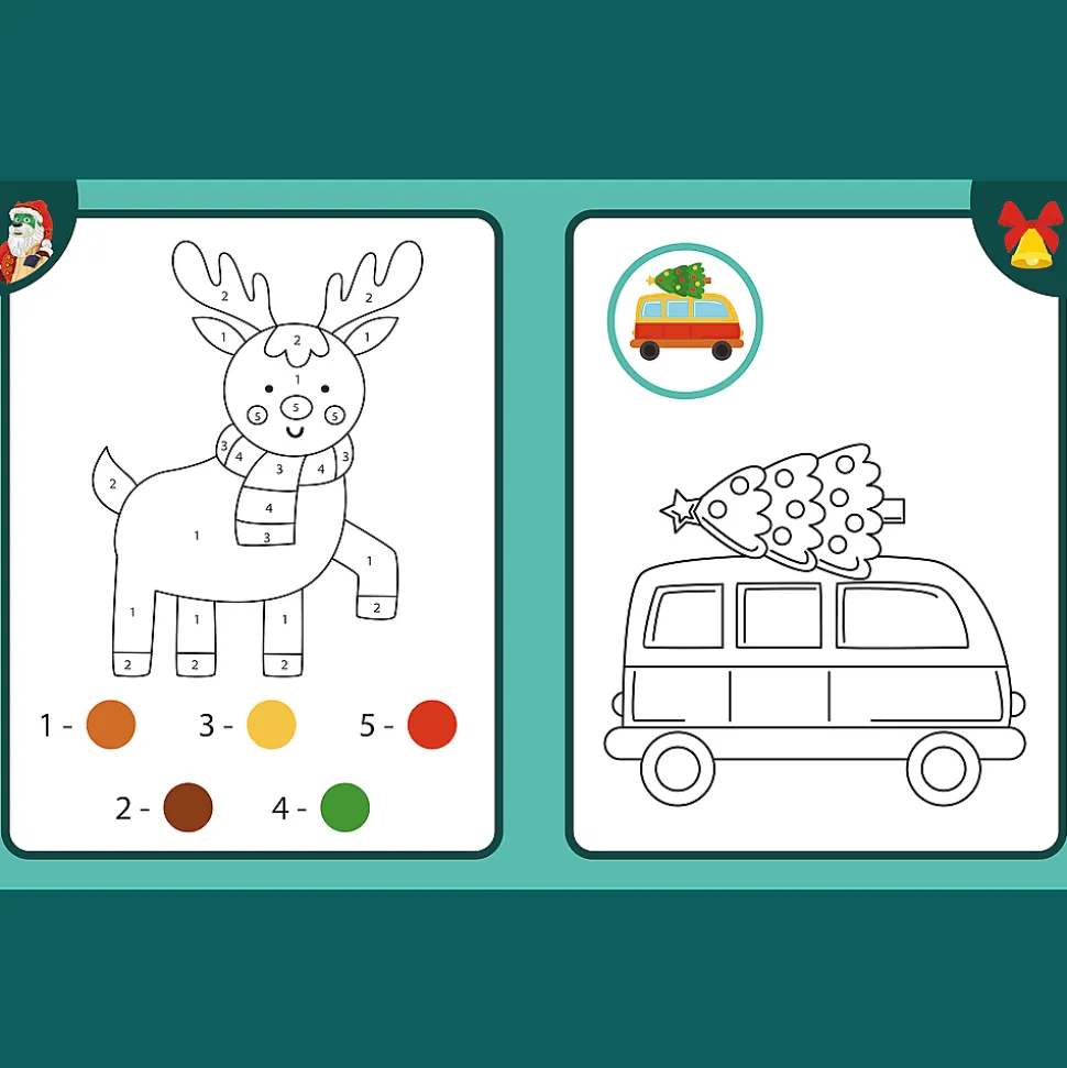 Książka aktywizująca Rodzina Treflików: Trefliki Ratują Święta. Wycinanki naklejkowe. Zwierzęta