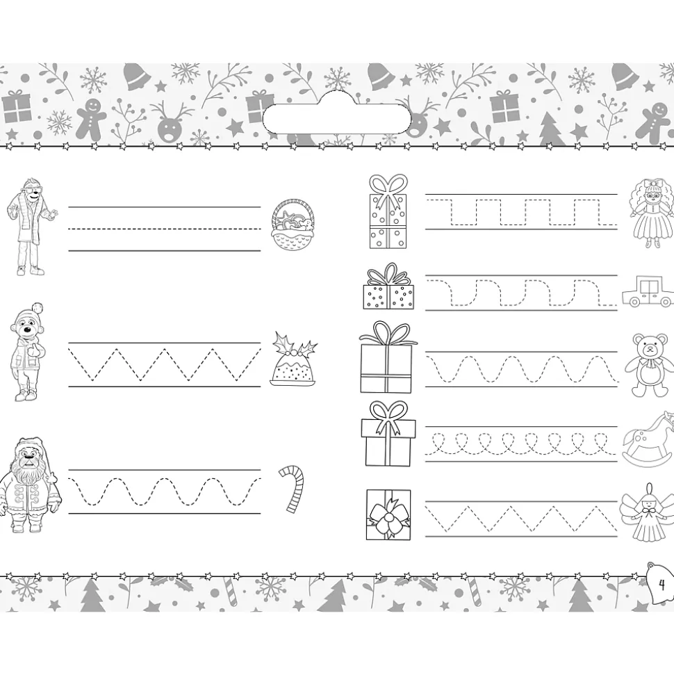 Książka aktywizująca Rodzina Treflików: Trefliki Ratują Święta. Świąteczny giga notes z naklejkami