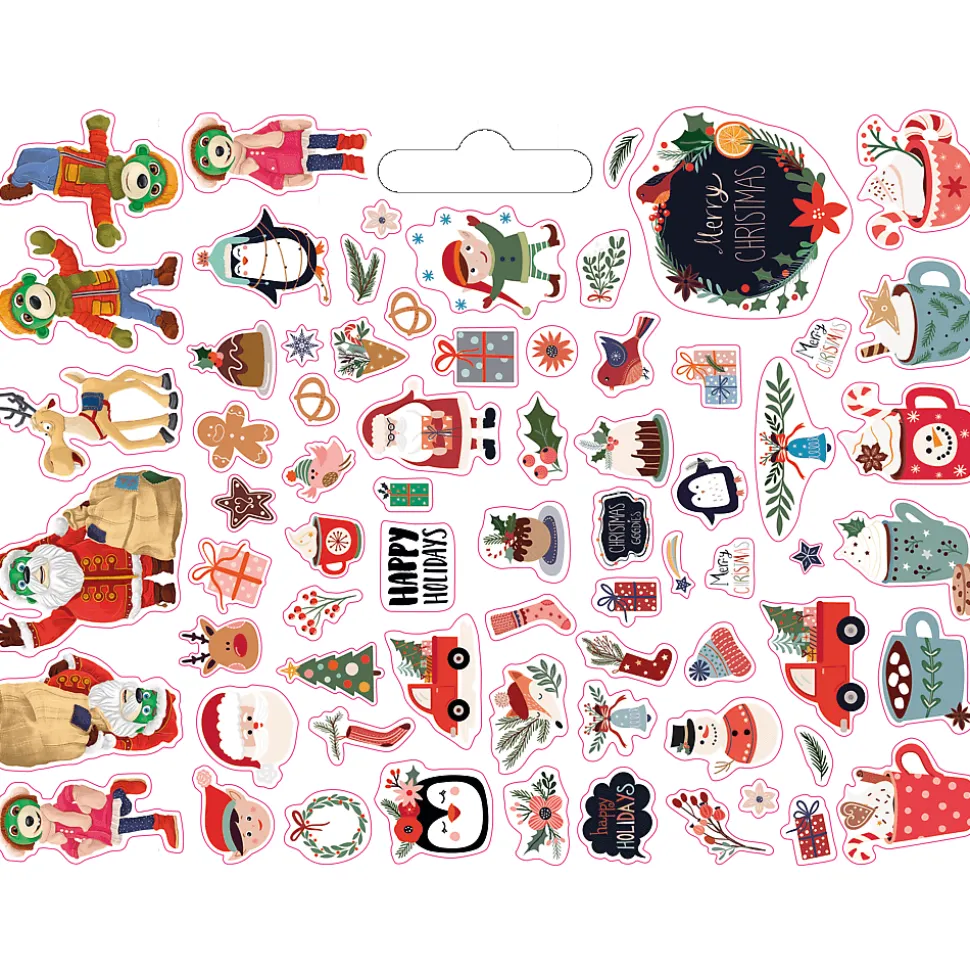 Książka aktywizująca Rodzina Treflików: Trefliki Ratują Święta. Świąteczny giga notes z naklejkami