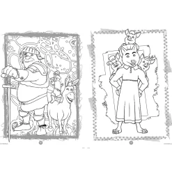 Książka aktywizująca Shrek, kolorowanka