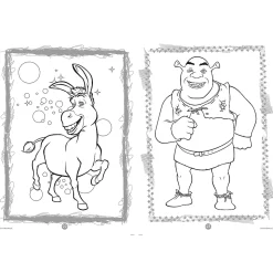 Książka aktywizująca Shrek, kolorowanka