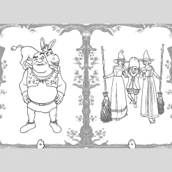 Książka aktywizująca Shrek, kolorowanki