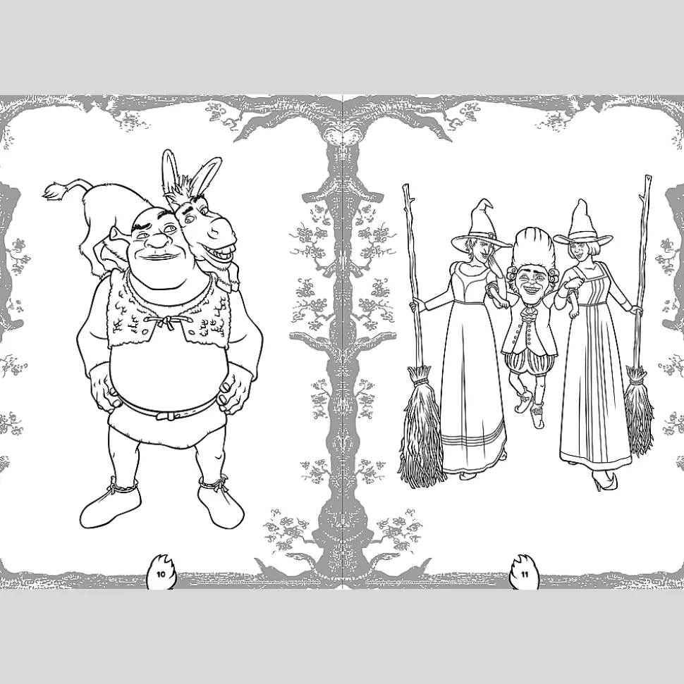 Książka aktywizująca Shrek, kolorowanki