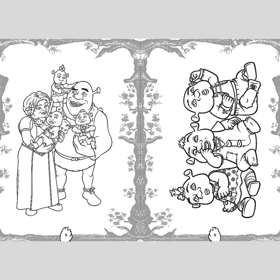 Książka aktywizująca Shrek, kolorowanki