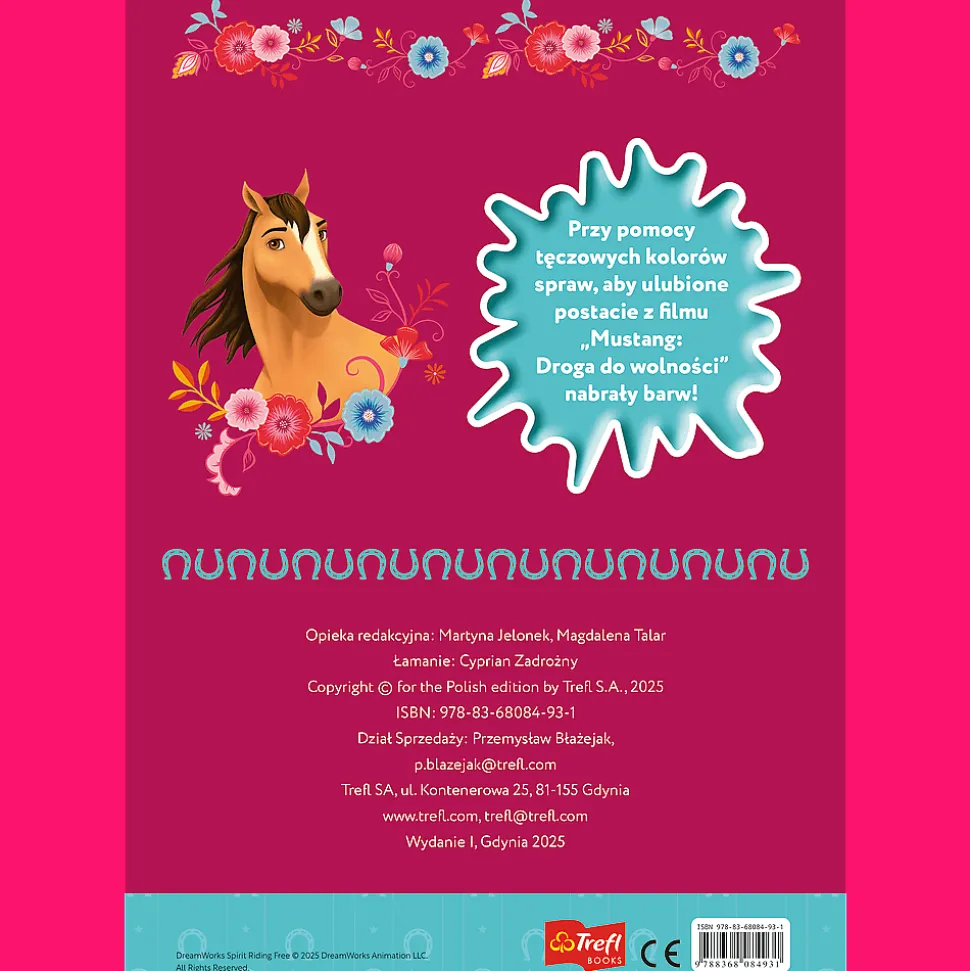 Książka aktywizująca Spirit, malowanka wodna